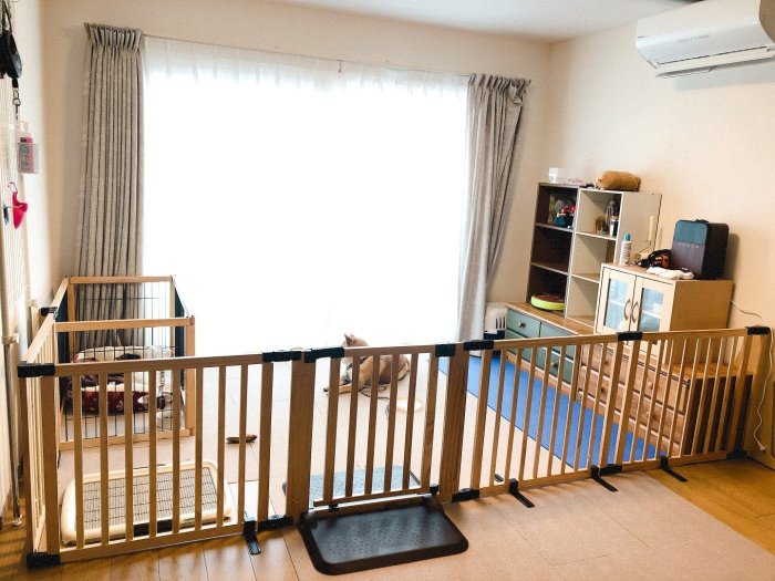 日本育児 木製パーテーション FLEX300-W(ナチュラル)